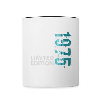 1975 Limited Edition - Tasse zweifarbig - Weiß/Schwarz - Vorne