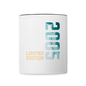 2005 Limited Edition - Tasse zweifarbig - Weiß/Schwarz - Vorne