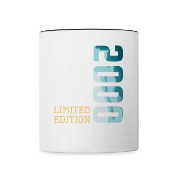 2000 Édition Limitée - Mug contrasté - blanc/noir - Devant
