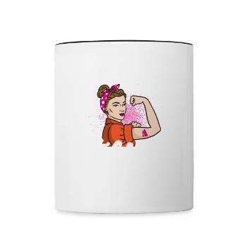 Housekeeper Not For The Weak - Contrasting Mug - white/black - Front