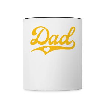 Best Dad Ever - Contrasting Mug - white/black - Front