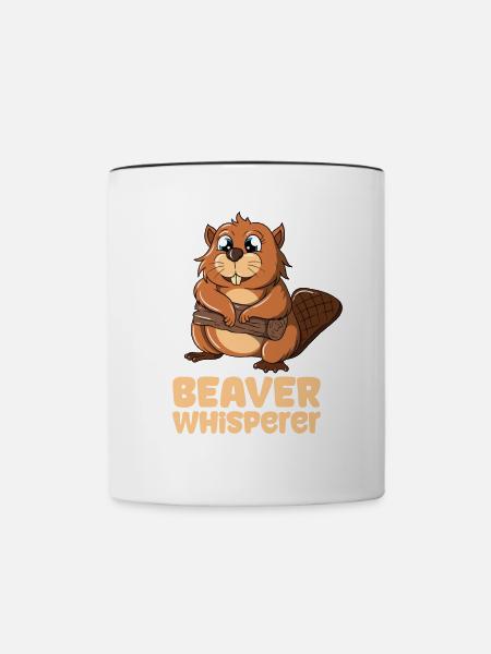 Beaver Whisperer - Tasse zweifarbig - Weiß/Schwarz