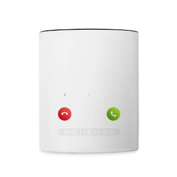 My Bed Is Calling - Tasse zweifarbig - Weiß/Schwarz - Vorne