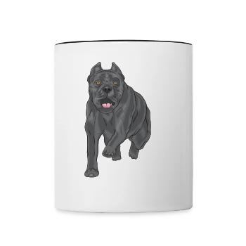 Why Are You Running Away - Contrasting Mug - white/black - Front