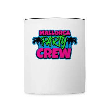 Malle Party Crew - Contrasting Mug - white/black - Front