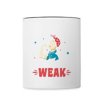 Housekeeper Not For The Weak - Contrasting Mug - white/black - Front