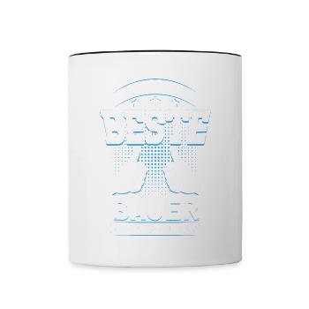 So Sieht Der Beste Bauer Der Welt Aus - Tasse zweifarbig - Weiß/Schwarz - Vorne
