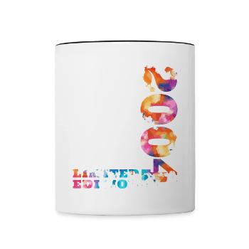 Édition limitée 2004 - Mug contrasté - blanc/noir - Devant