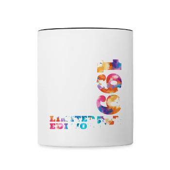 Colorful Birthday Limited Edition 1991 - Contrasting Mug - white/black - Front