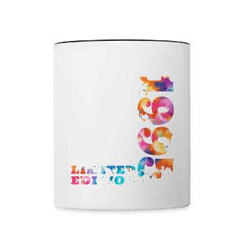 Colorful Birthday Limited Edition 1995 - Contrasting Mug - white/black - Front