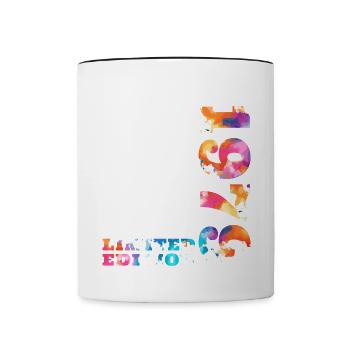Colorful Birthday Limited Edition 1979 - Contrasting Mug - white/black - Front