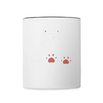 Stone Paper Scissors - Contrasting Mug - white/black - Front