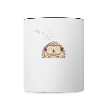 Hold On Let Me Overthink This - Contrasting Mug - white/black - Front
