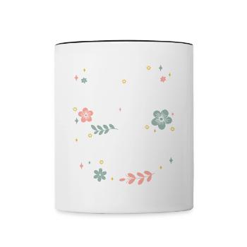 First Time Grandma Let the Spoiling Begin - Contrasting Mug - white/black - Front