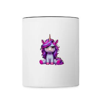 Bitte Nicht Ansprechen Ich Bin Wirklich So Genervt - Tasse zweifarbig - Weiß/Schwarz - Vorne