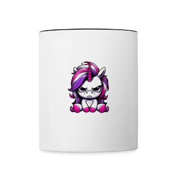Bitte Nicht Ansprechen Ich Bin Wirklich So Genervt - Tasse zweifarbig - Weiß/Schwarz - Vorne