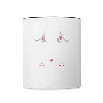 Bartender Bunny - Tasse zweifarbig - Weiß/Schwarz - Vorne