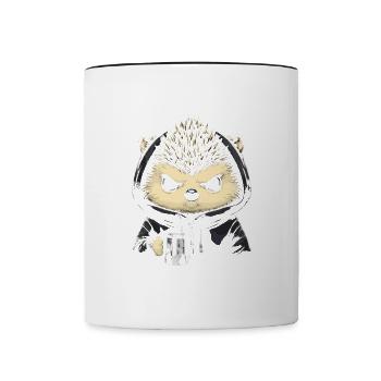 Si vous vous levez tôt, vous détestez plus de la journée - Mug contrasté - blanc/noir - Devant