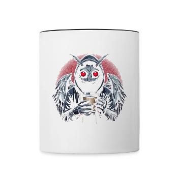 Nerve Not Retired - Contrasting Mug - white/black - Front