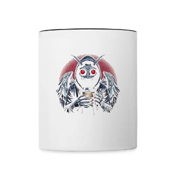 Ne me parlez pas ! Vous avez assez de problèmes comme ça - Mug contrasté - blanc/noir - Devant