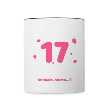 Finally 17 I can do everything I know everything - Contrasting Mug - white/black - Front
