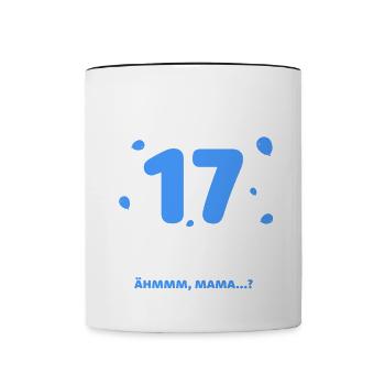 Finally 17 I can do everything I know everything - Contrasting Mug - white/black - Front
