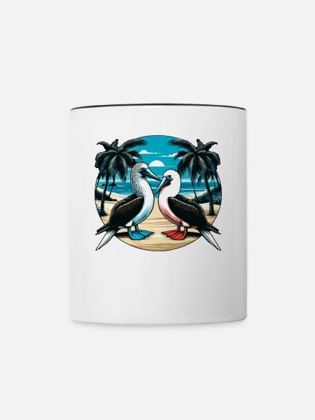 Galapagos Islands - Tasse zweifarbig - Weiß/Schwarz