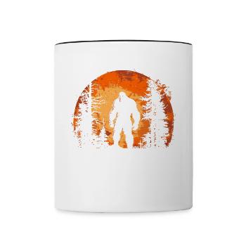 Papaw Squatch - Mug contrasté - blanc/noir - Devant