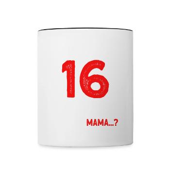 Finally 16 I can do everything I know everything - Contrasting Mug - white/black - Front