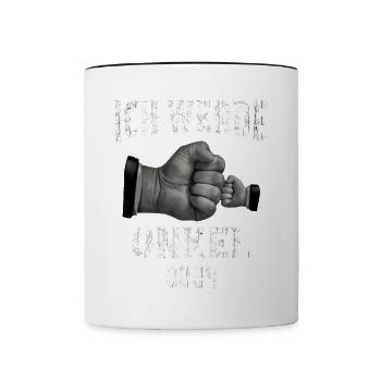 Je serai un oncle en 2024 - Mug contrasté - blanc/noir - Devant
