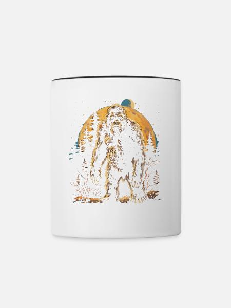 Papaw Squatch - Tasse zweifarbig - Weiß/Schwarz
