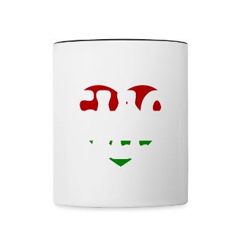 Ciao Bella - Tasse zweifarbig - Weiß/Schwarz - Vorne