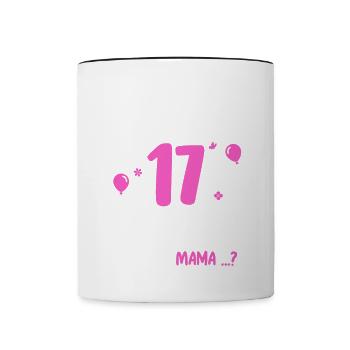 Finally 17 I can do everything, I know everything - Contrasting Mug - white/black - Front