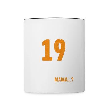 Finally 19 I can do everything I know everything - Contrasting Mug - white/black - Front
