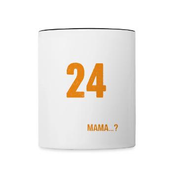 Endlich 24 Ich Kann Alles Ich Weiß Alles - Tasse zweifarbig - Weiß/Schwarz - Vorne