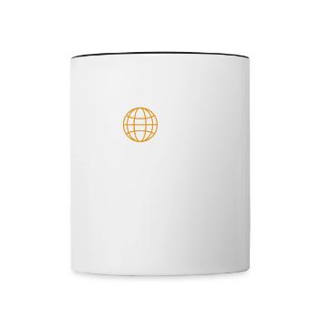 World Traveler - Contrasting Mug - white/black - Front
