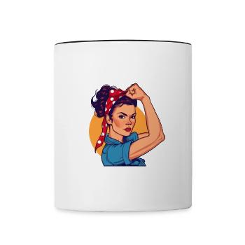 Housekeeper Not For The Weak - Contrasting Mug - white/black - Front