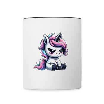 Guten Morgen Ganz Dünnes Eis - Contrasting Mug - white/black - Front