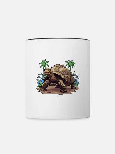 Galapagos Islands - Tasse zweifarbig - Weiß/Schwarz