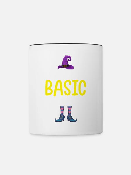 I'm the Basic Witch - Tasse zweifarbig - Weiß/Schwarz