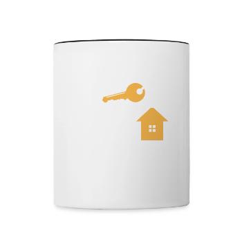 We Said Yes to the Address 2027 - Tasse zweifarbig - Weiß/Schwarz - Vorne