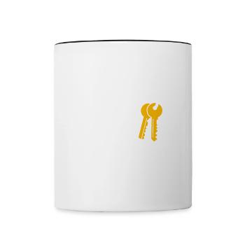 J’ai dit à l’adresse 2028 - Mug contrasté - blanc/noir - Devant