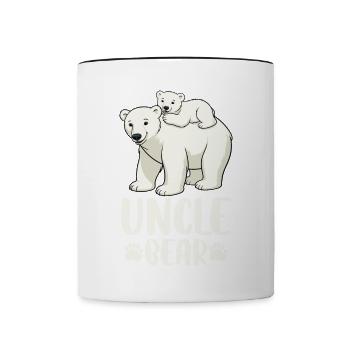 Oncle Ours - Mug contrasté - blanc/noir - Devant