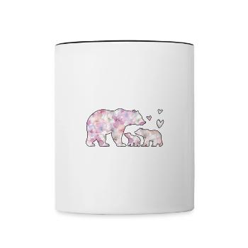 Great Grandma Bear - Contrasting Mug - white/black - Front