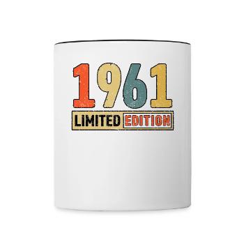 Edition limitée 1961 - Mug contrasté - blanc/noir - Devant