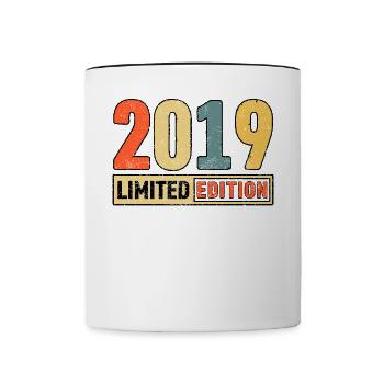 Edition Limitée 2019 - Mug contrasté - blanc/noir - Devant
