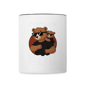 Brother In Law Bear - Tasse zweifarbig - Weiß/Schwarz - Vorne
