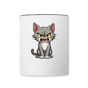 Don't look at me in this tone - Contrasting Mug - white/black - Front