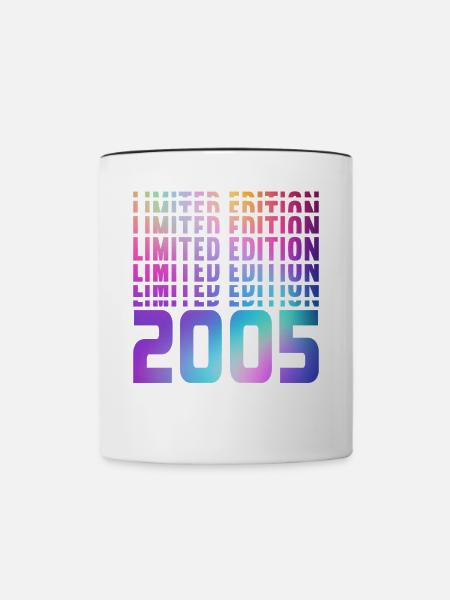 Limited Edition 2005 - Tasse zweifarbig - Weiß/Schwarz