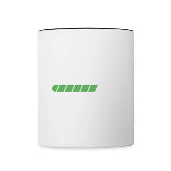 Promu Grand-mère 2023 Großmutter Oma - Mug contrasté - blanc/noir - Devant